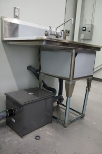 photo of prep sink and plumbing