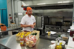 The Cauldron is prepared for the start of the class.