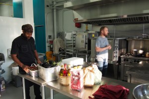 Dave of the Cauldron Food School introducing Warren Sutherland.