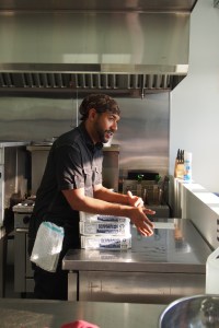 Instructor Warren Sutherland dishing out the introduction to his canning workshop.