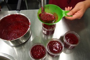 3rd last step of jam making.