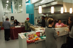 Cauldron Market Day - no cooking in the kitchen today, only networking and tasting.