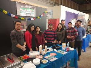 The Momo Spot crew, happy with their debut market spot.